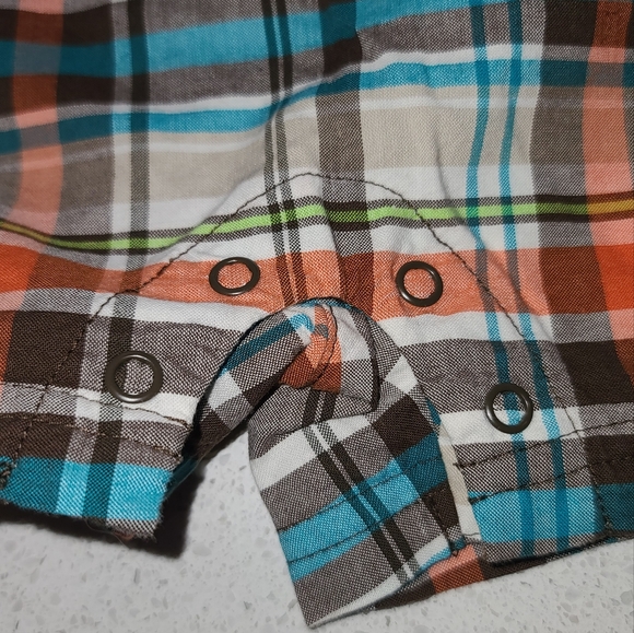 Carter's baby playwear cotton plaid romper octopus size 24M - Picture 5 of 8